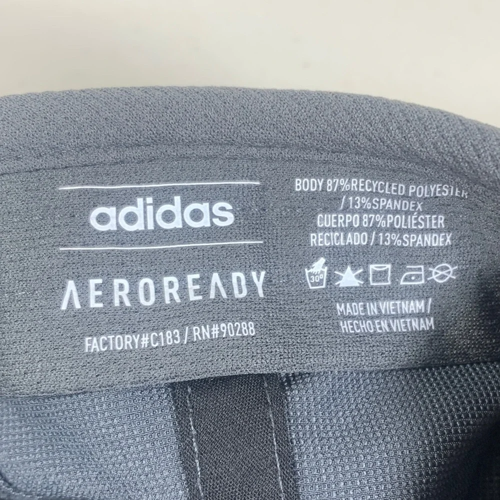 Adidas Aeroready Baseball Cap Gray Men's One Size Adjustable Running Trefoil‎